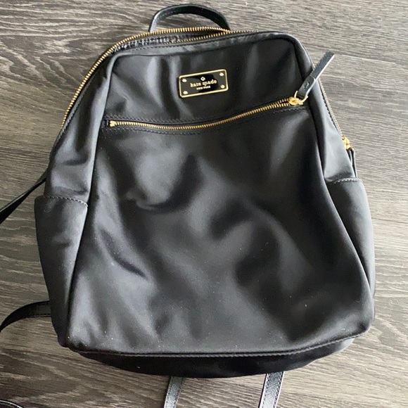 Kate spade black backpack